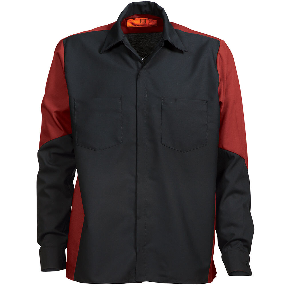Mechanic Work Shirts Two Tone Motorsport 2 Pocket Industrial Uniform Clothes