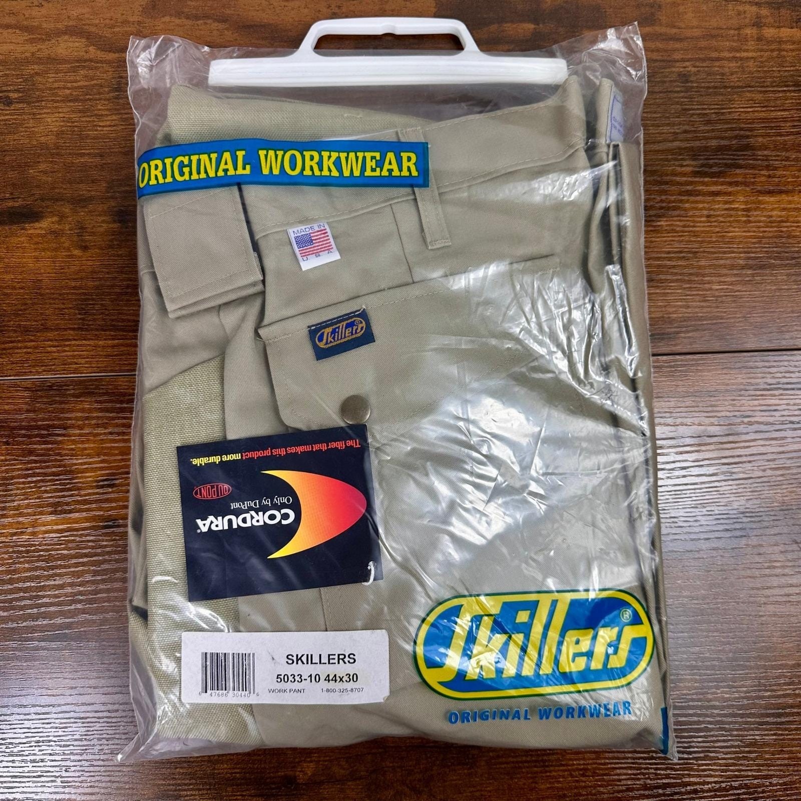 NOS Skillers 5033-10 Work Utility Pants 44×30 Cordura Reinforced Made USA
