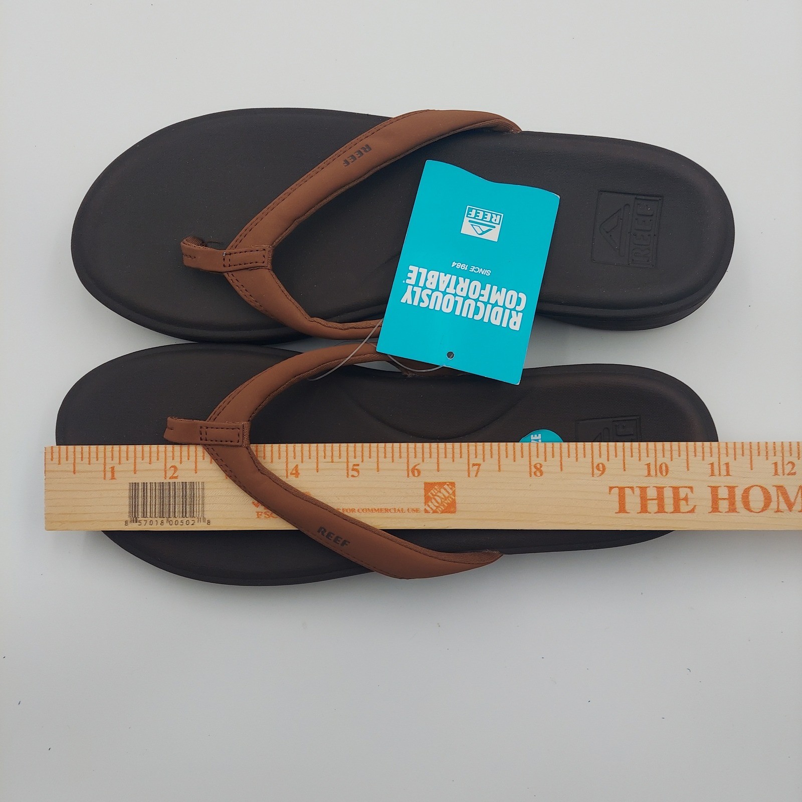 Reef Cushion Cloud Flip Flops Womens Size 11 Espresso Brown New CJ3634-110-M