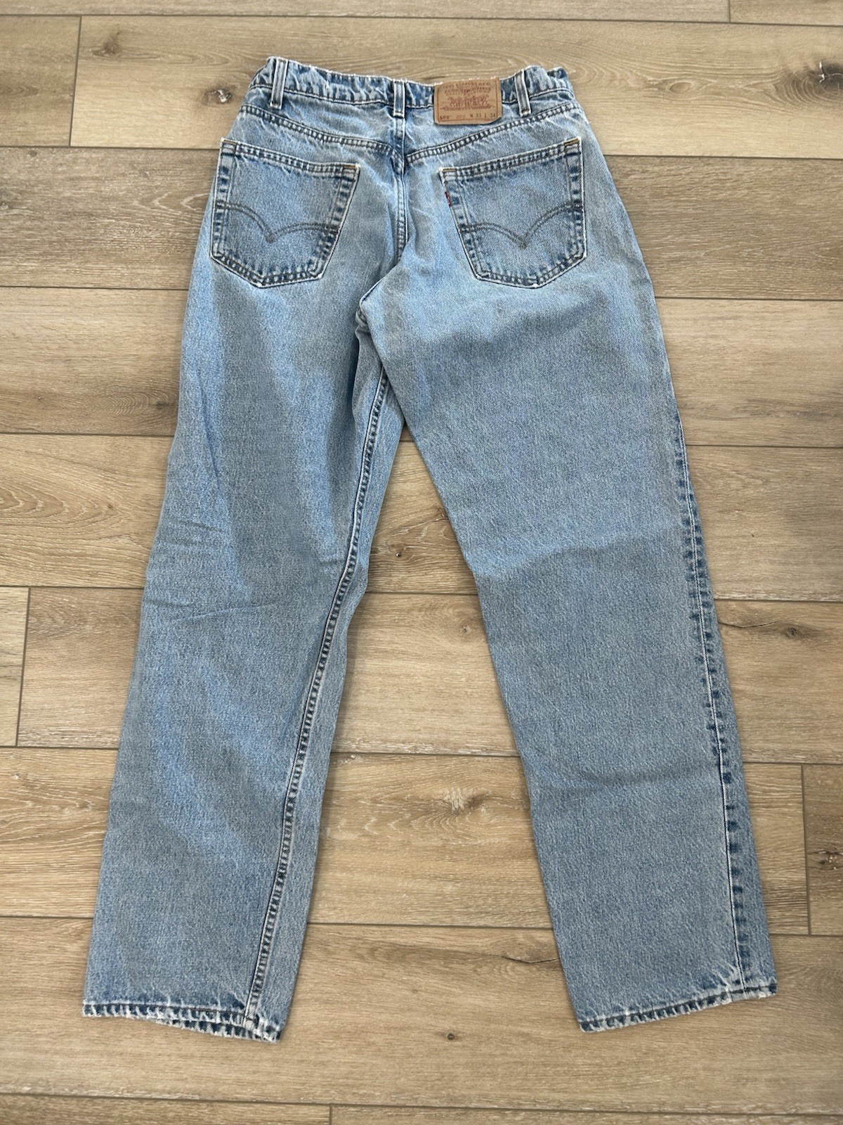 Vintage 90s Levis Jeans Mens Measured 31×33 Blue 565 Loose Fit Straight Baggy