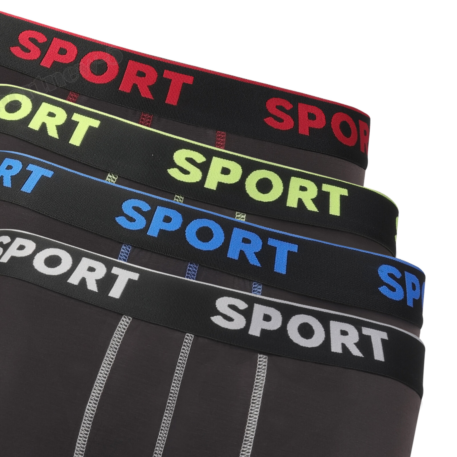 4 PCS Men’s Underwear Soft Boxer Briefs Breathable Comfortable Bamboo Trunks