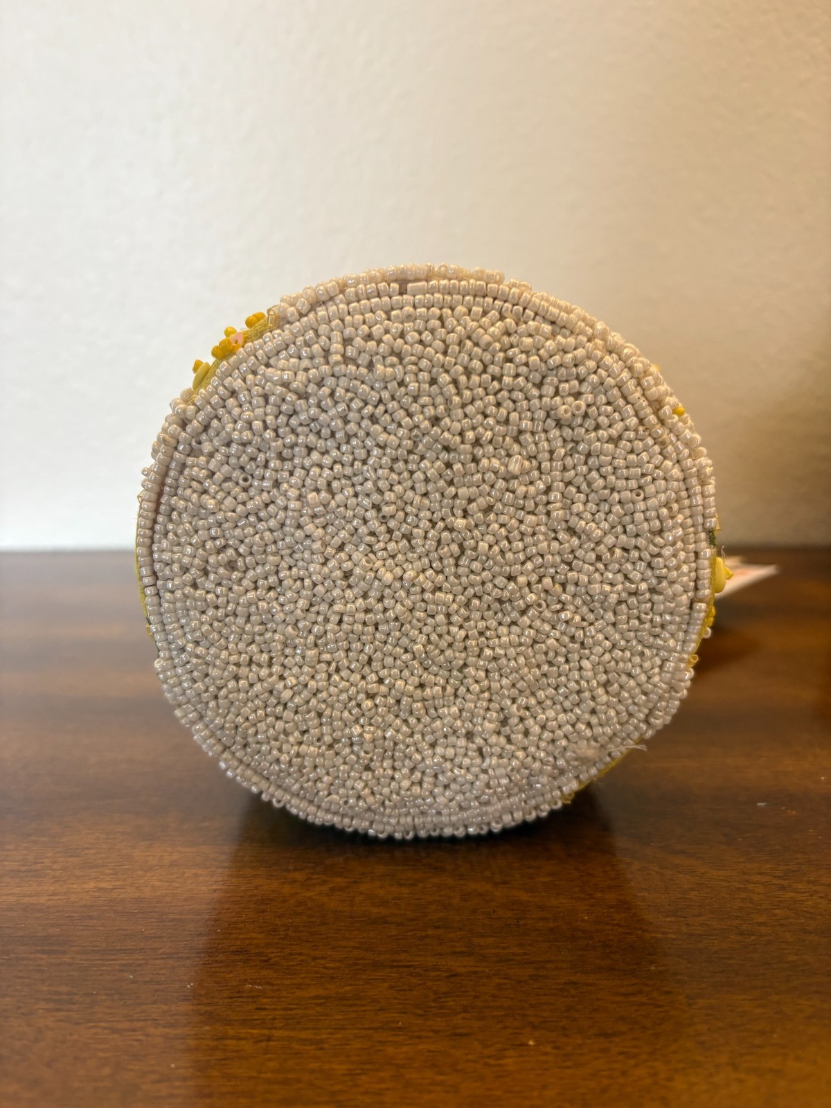 New Release Handcrafted in India Lemon Bucket Drawstring Beaded Bag Viral TikTok