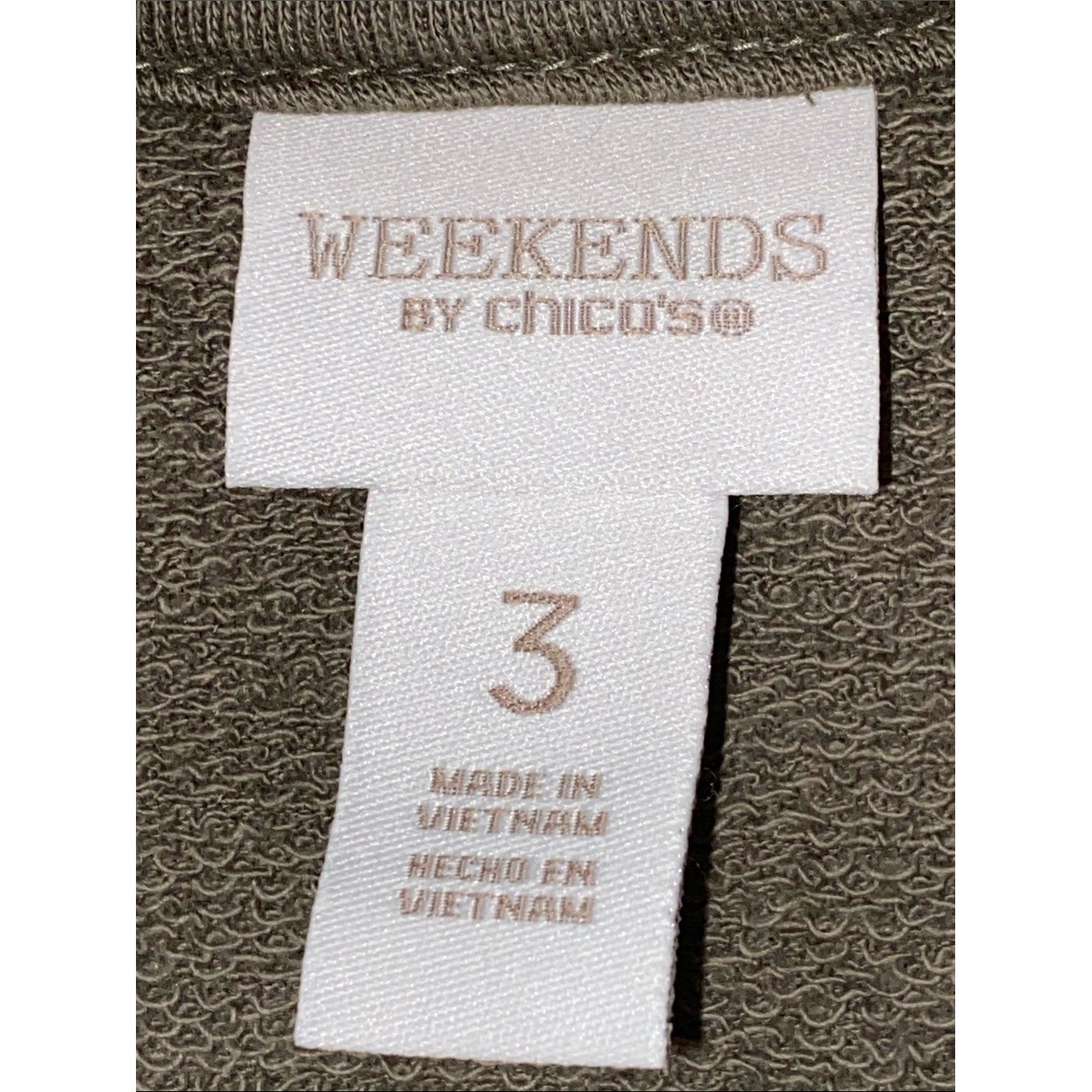 Chico’s Sage Green Button-Front Utility Jacket with DrawstringEUC CLEAN