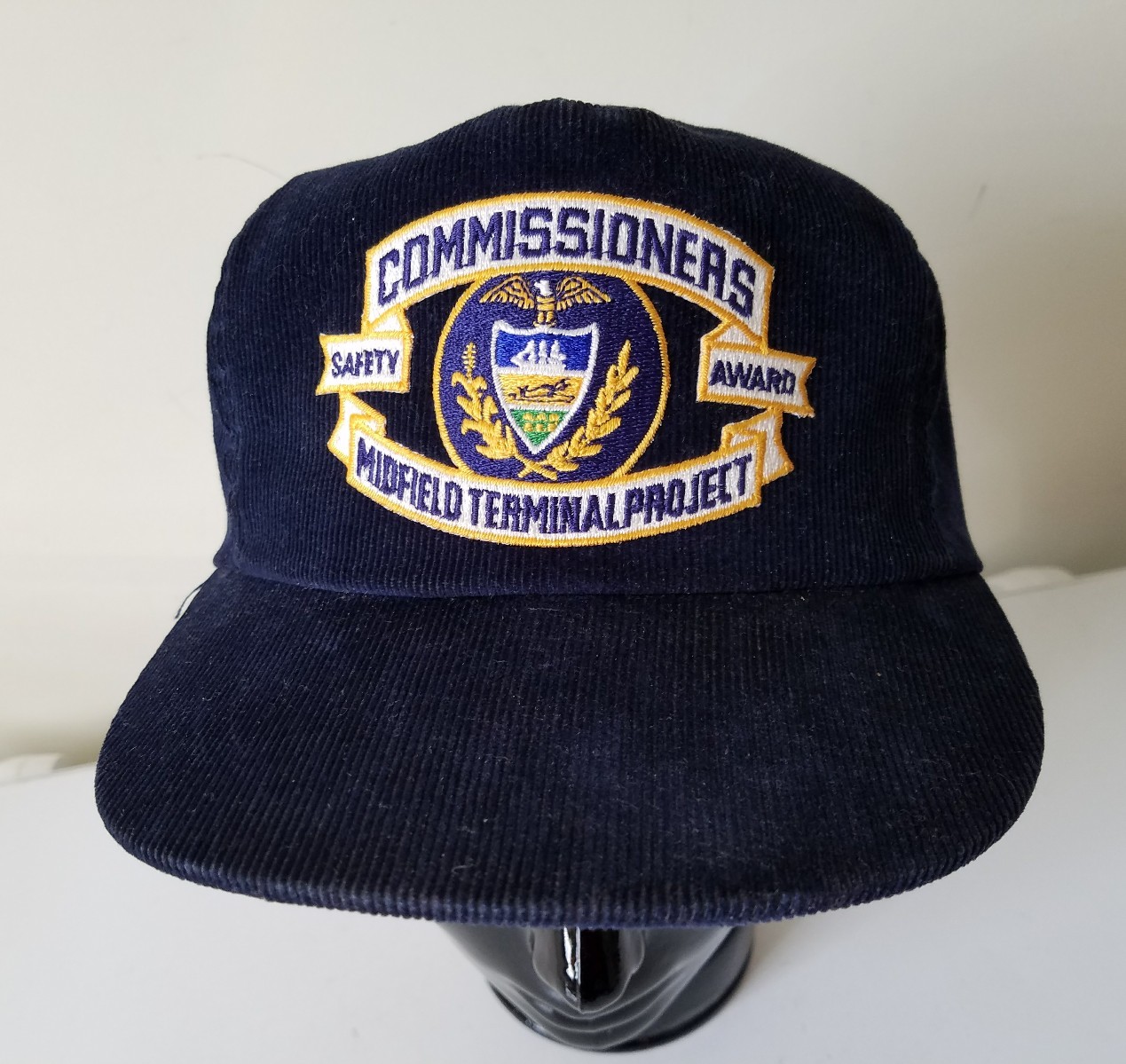 Pittsburgh Airport Allegheny County Midfield Terminal Commissioners Vtg Cap Hat