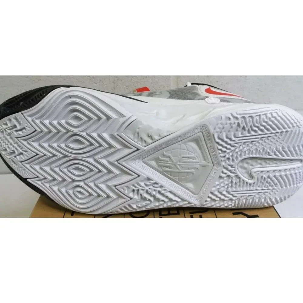 Nike Kyrie 8 DJ6017-100 Black White Red- Basketball Shoes Mens Size 13