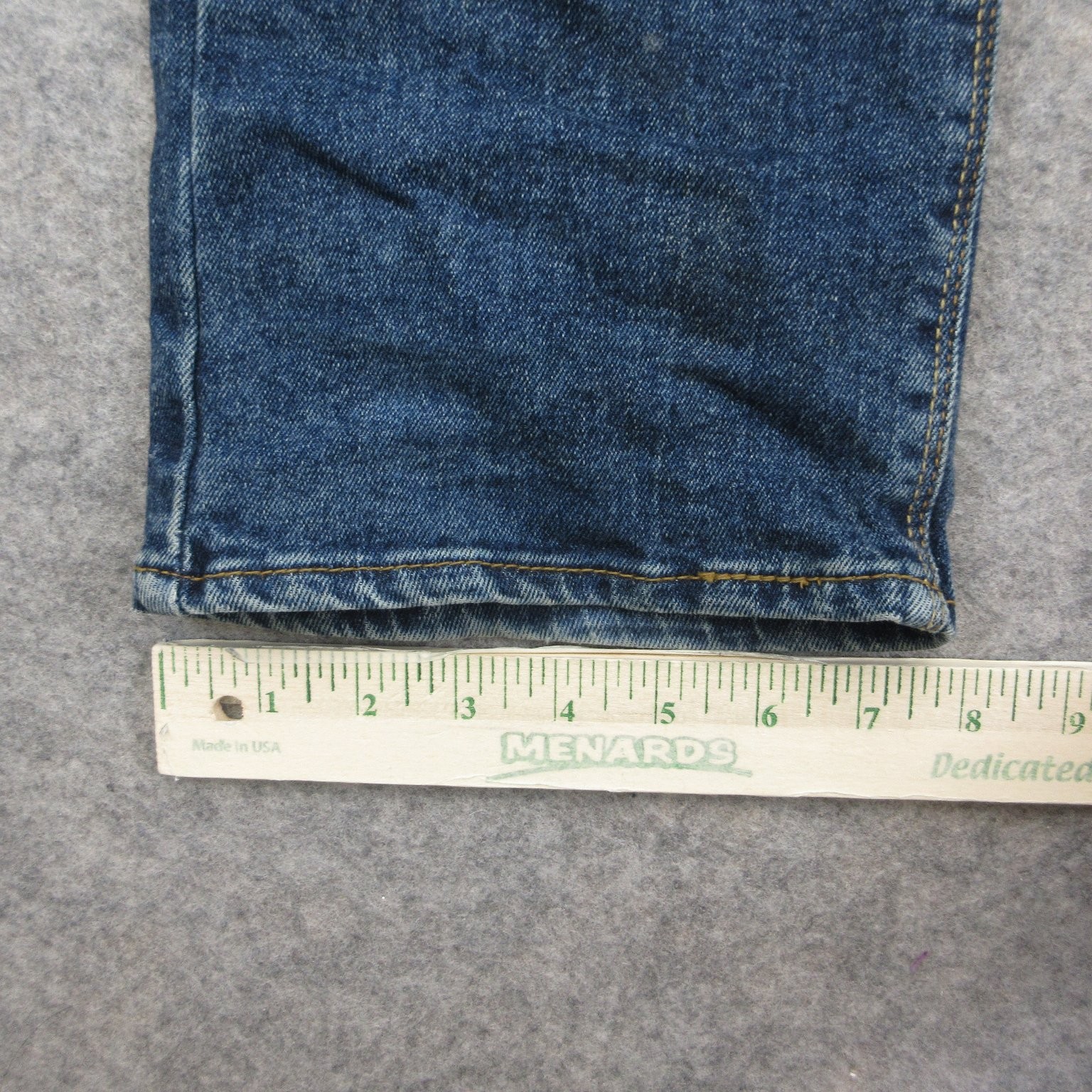 DENIZEN Levi’s 232 Men’s Blue Slim Straight Fit Jeans 36×34 Stretch Denim