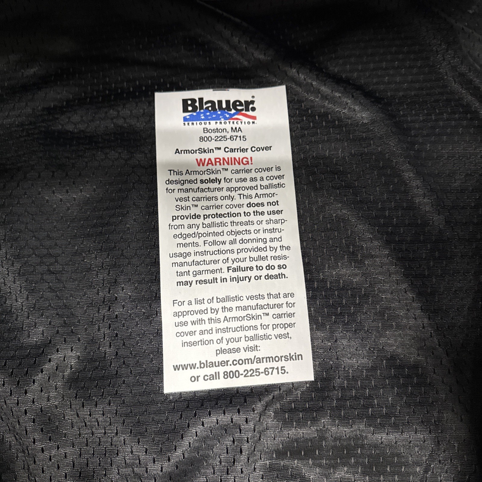 Blauer Polyester Armorskin® 8370