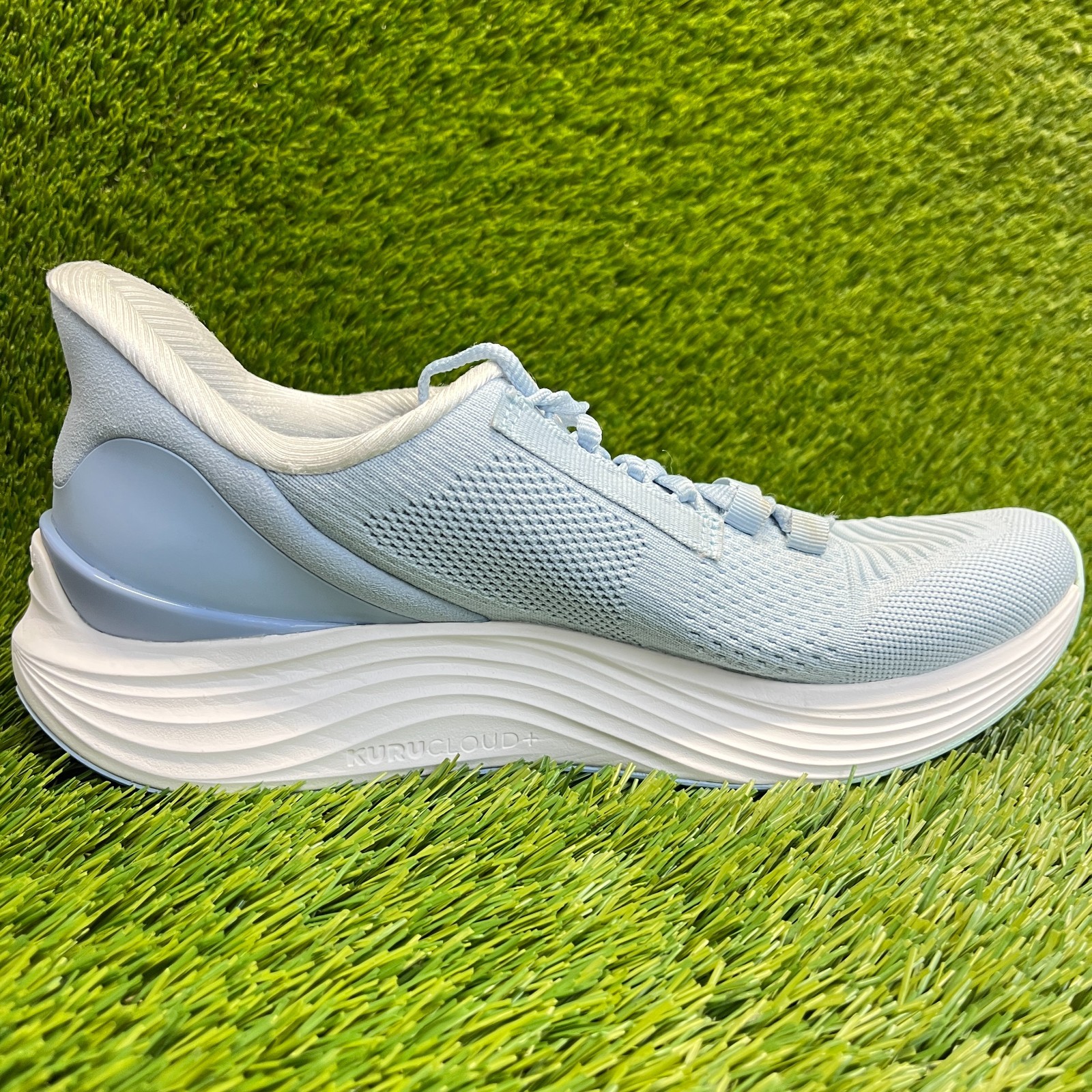 Kuru Atom 2 Womens Size 9.5D Blue White Athletic Running Walking Shoes Sneakers