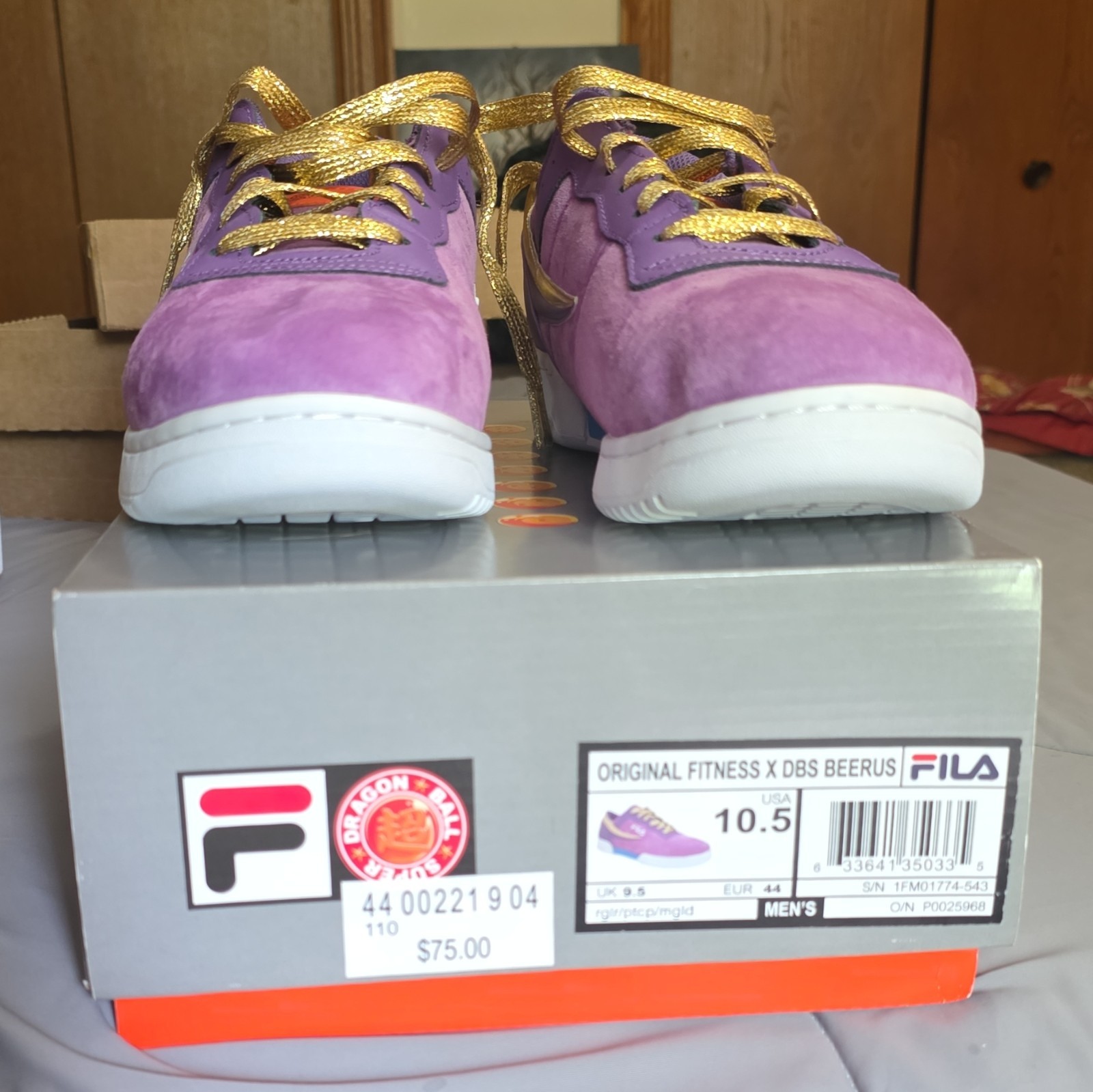 FILA Original Fitness x DBS Beerus Low Top Lace-Up Sneakers 1FM01774-543