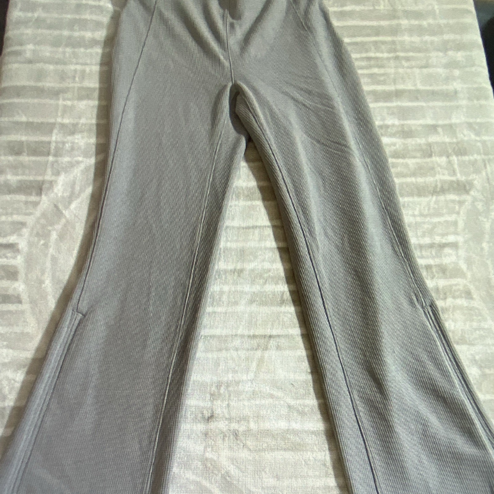 lululemon Align Ribbed High-Rise Ankle Leggings Gray 4 27″ Nylon Lycra