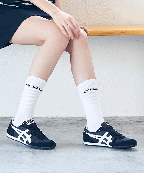 Onitsuka Tiger 1183B400 SERRANO Sneakers4-11Holive cream dark blue black white