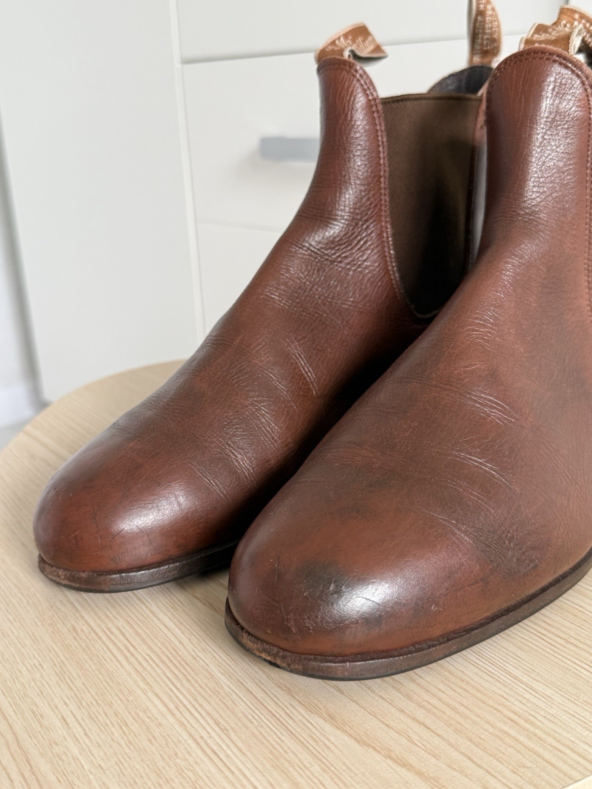 R.M. Williams Men’s Chelsea Leather Vintage Comfort Craftsman Boots Size UK8 US9