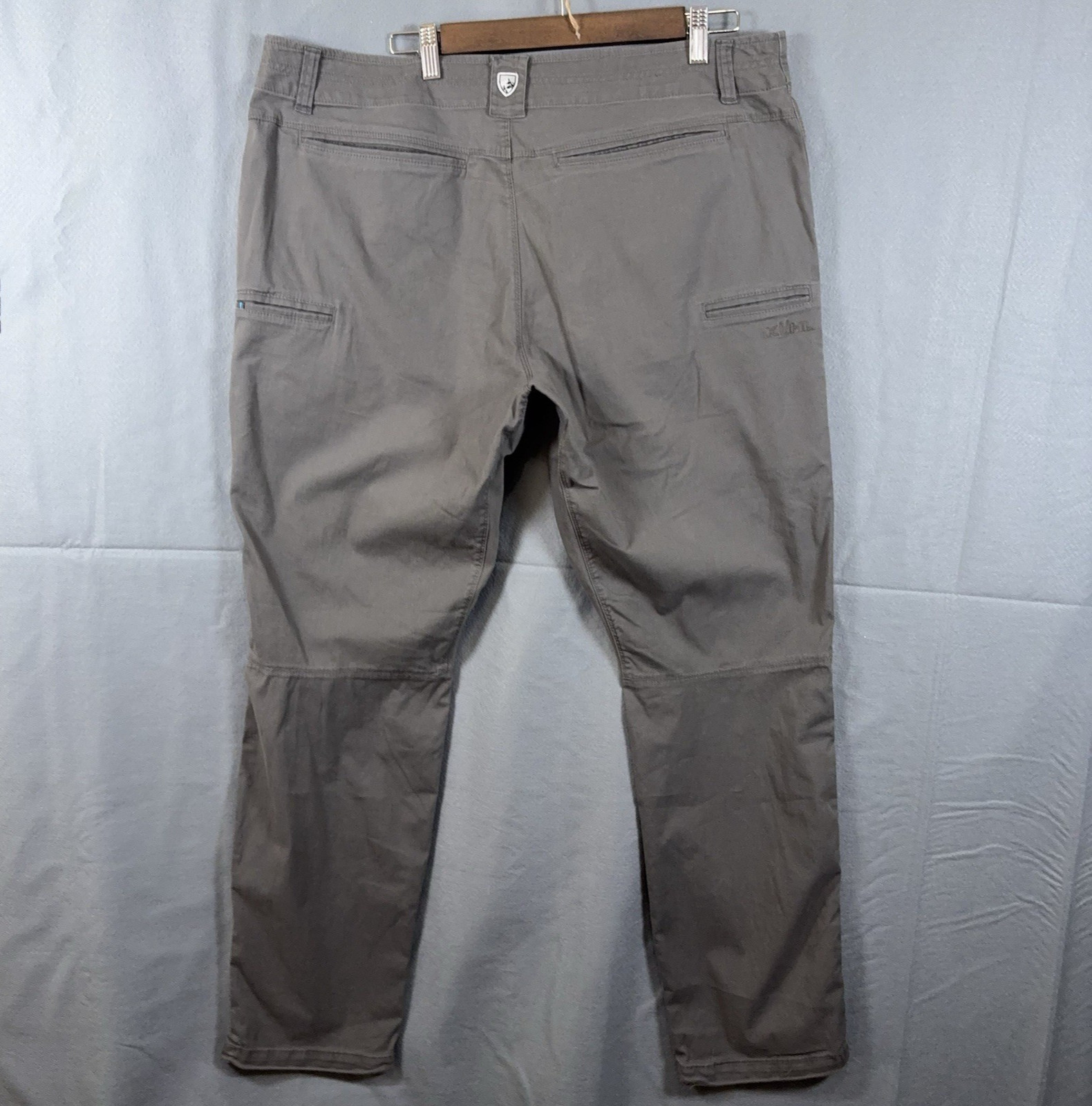 Kuhl Resistor Lite Chino Pants Mens 38×31 Gray Hiking Gorpcore Stretch-SIZE NOTE