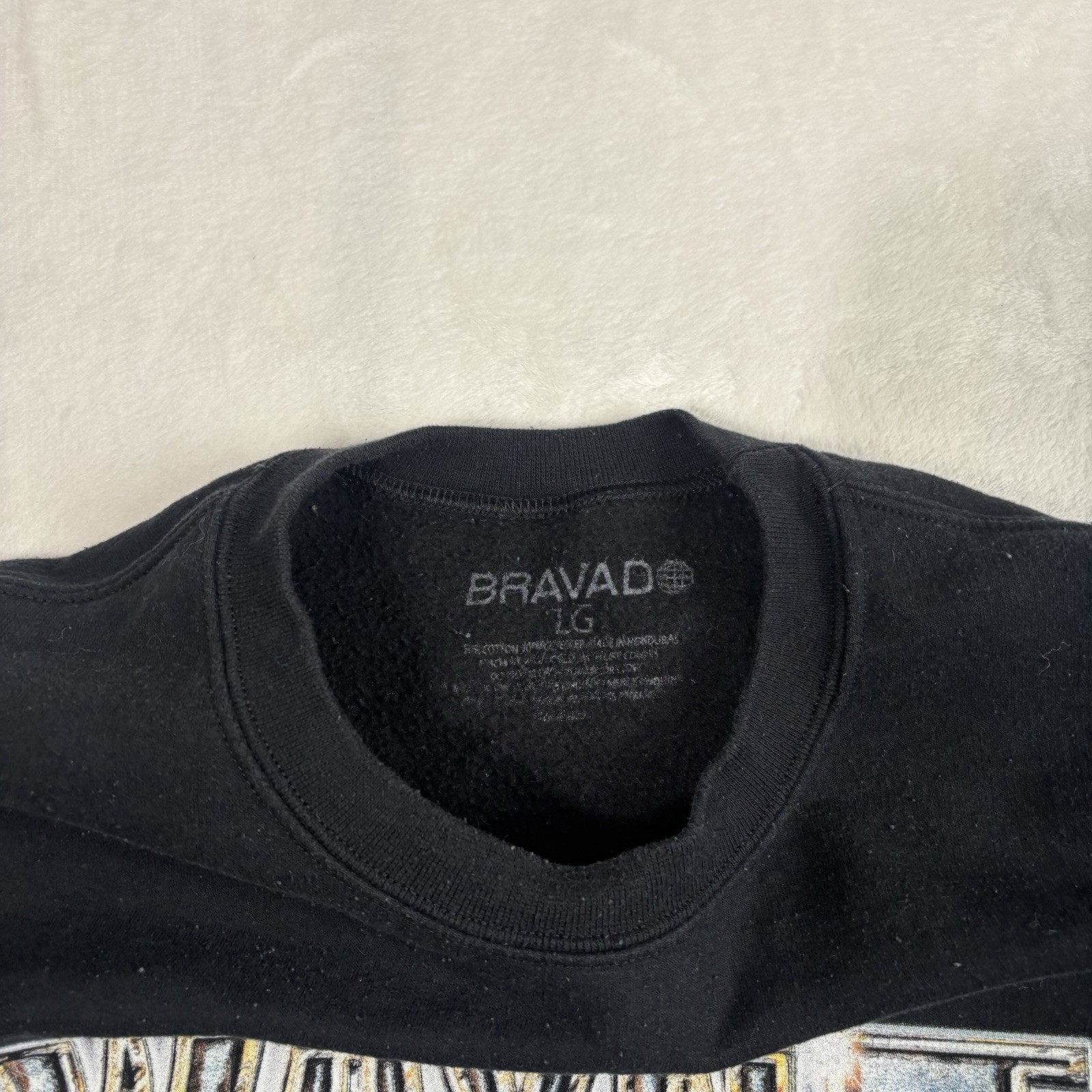 Bravado Lil Wayne Tha Block Is Hot Black LS Fleece Sweatshirt Men’s Large