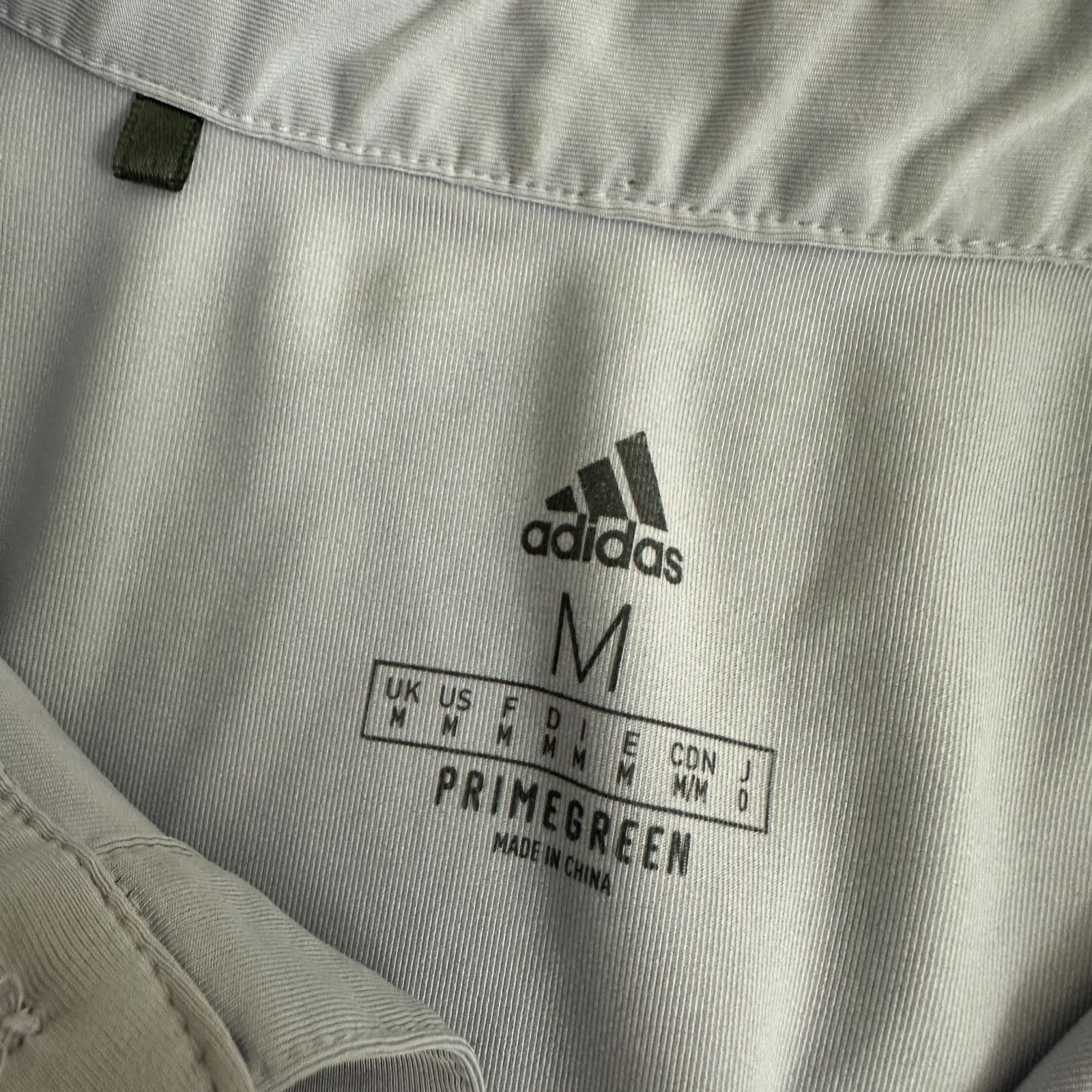 Adidas Primegreen Polo Shirt Light Blue Waterville Bunny Logo Golf Mens M