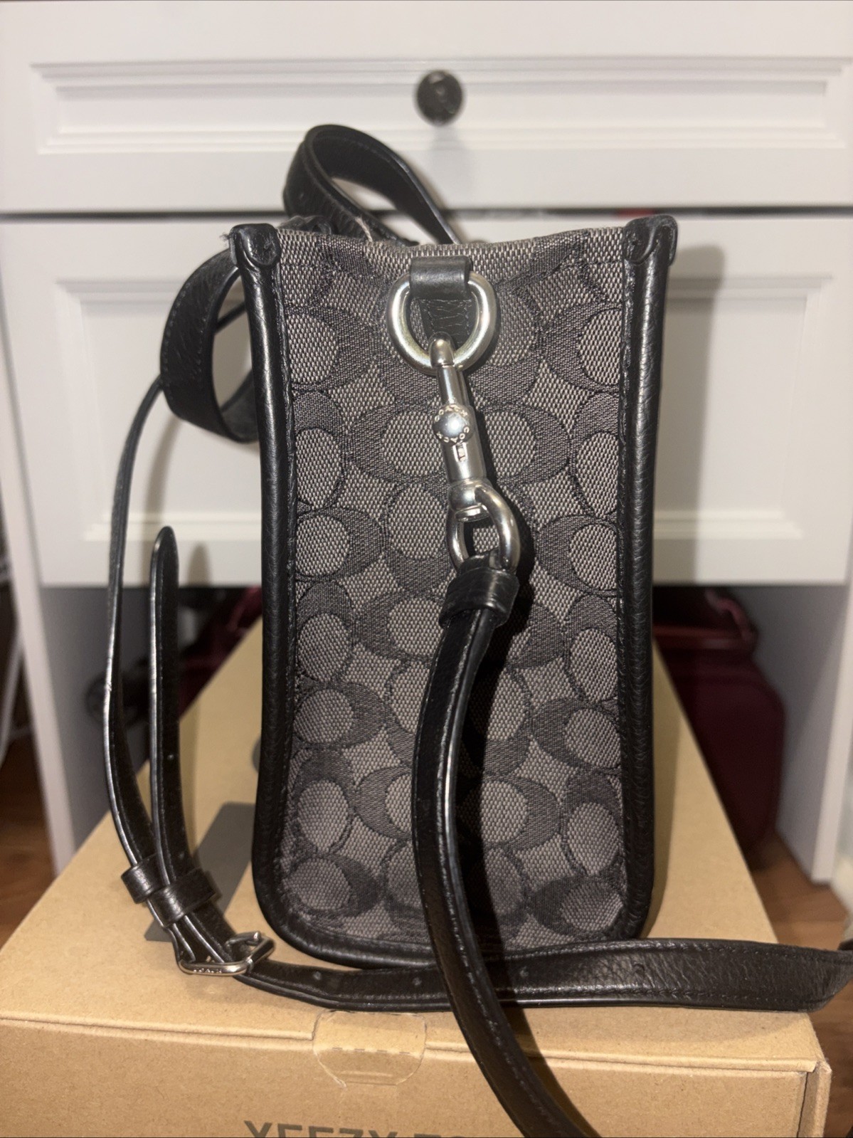 Coach Dempsey Tote 22 in Signature Jacquard with Stripe & Coach Patch. Used Once