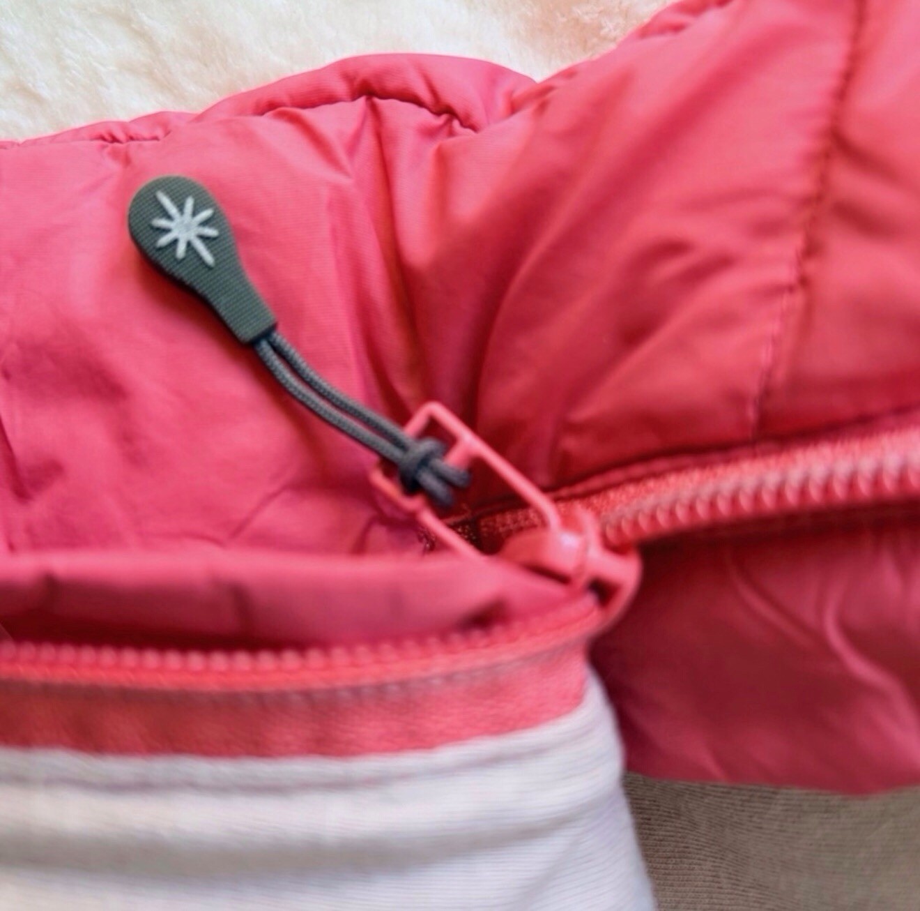 MINI A TURE Pink Hooded Down Snowsuit Full Zip Solid 3-6 Months Winter