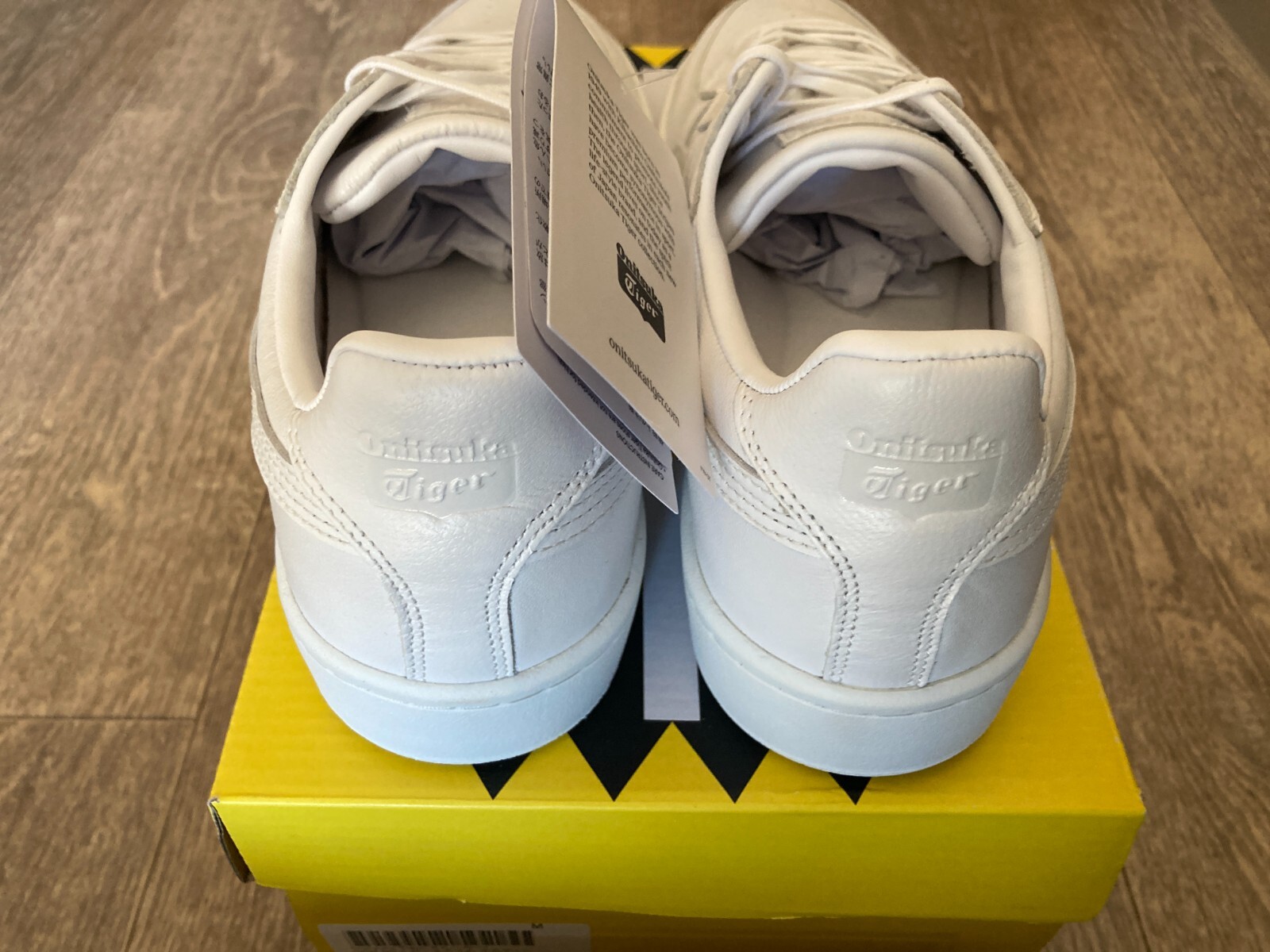 Onitsuka Tiger GSM SD 1183A803 107 WHITE/WHITE New in Box from Japan