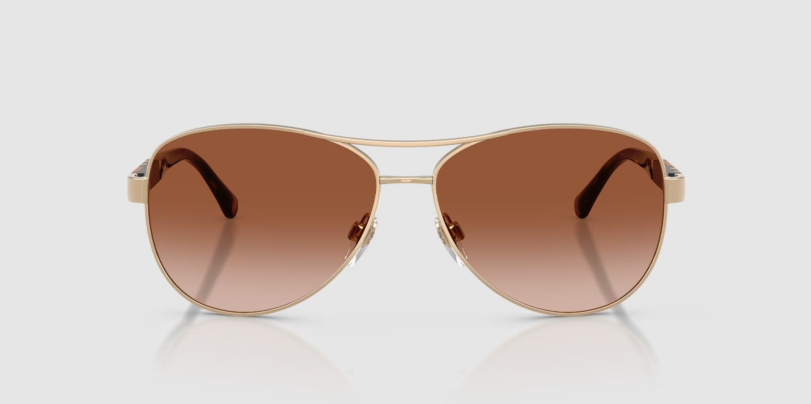 BURBERRY BE3080 114513 Light Gold Brown Gradient 59 mm Women’s Sunglasses