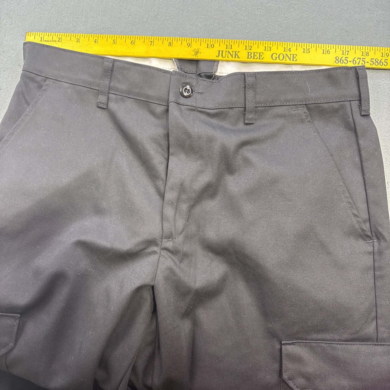 🇺🇸NEW Red Cap PT88BKP Performance Shop Work Pants Black 36/32 Cargo Pants