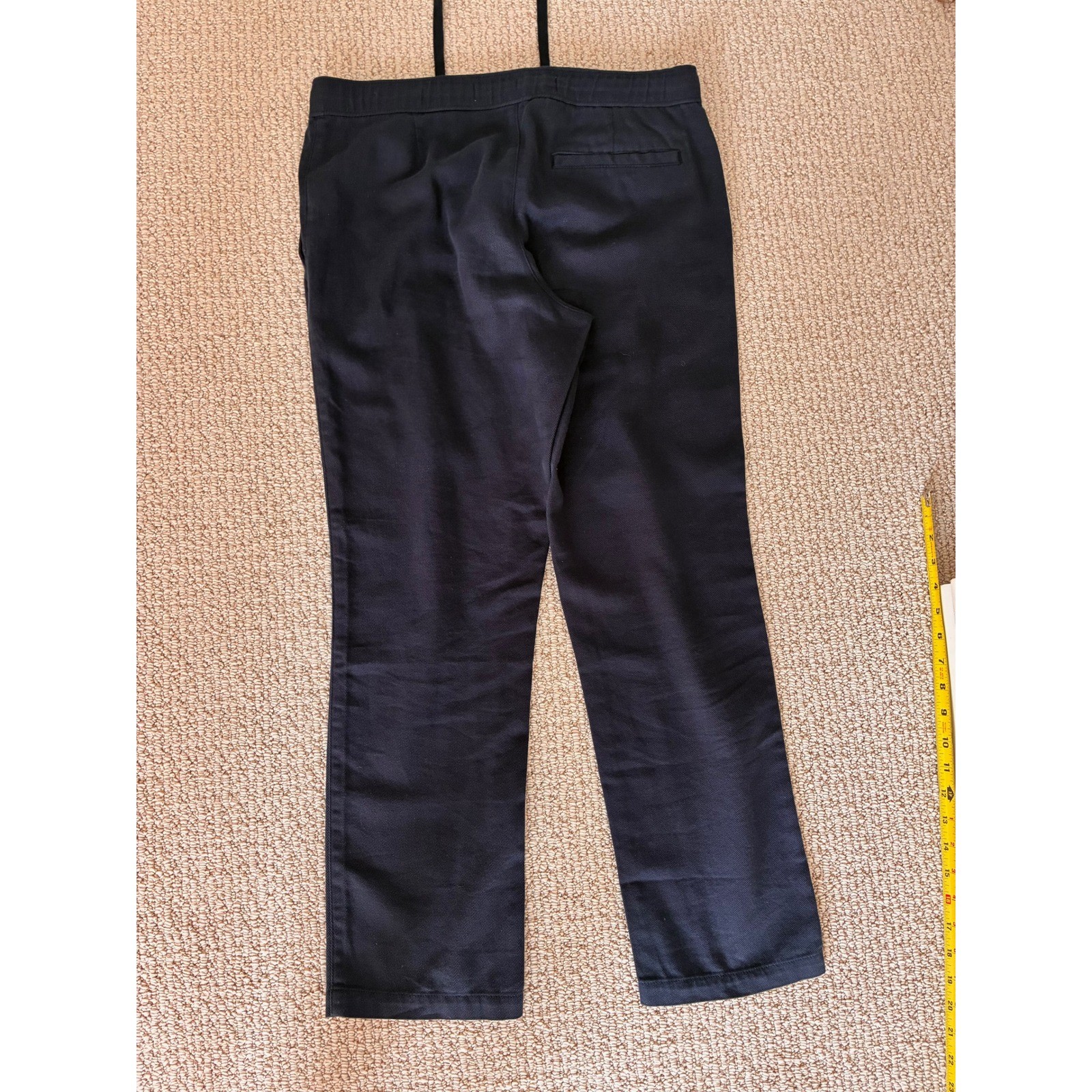 Old Navy Weekender Pant Classic Navy Straight Leg Drawstring Size S 421916-01