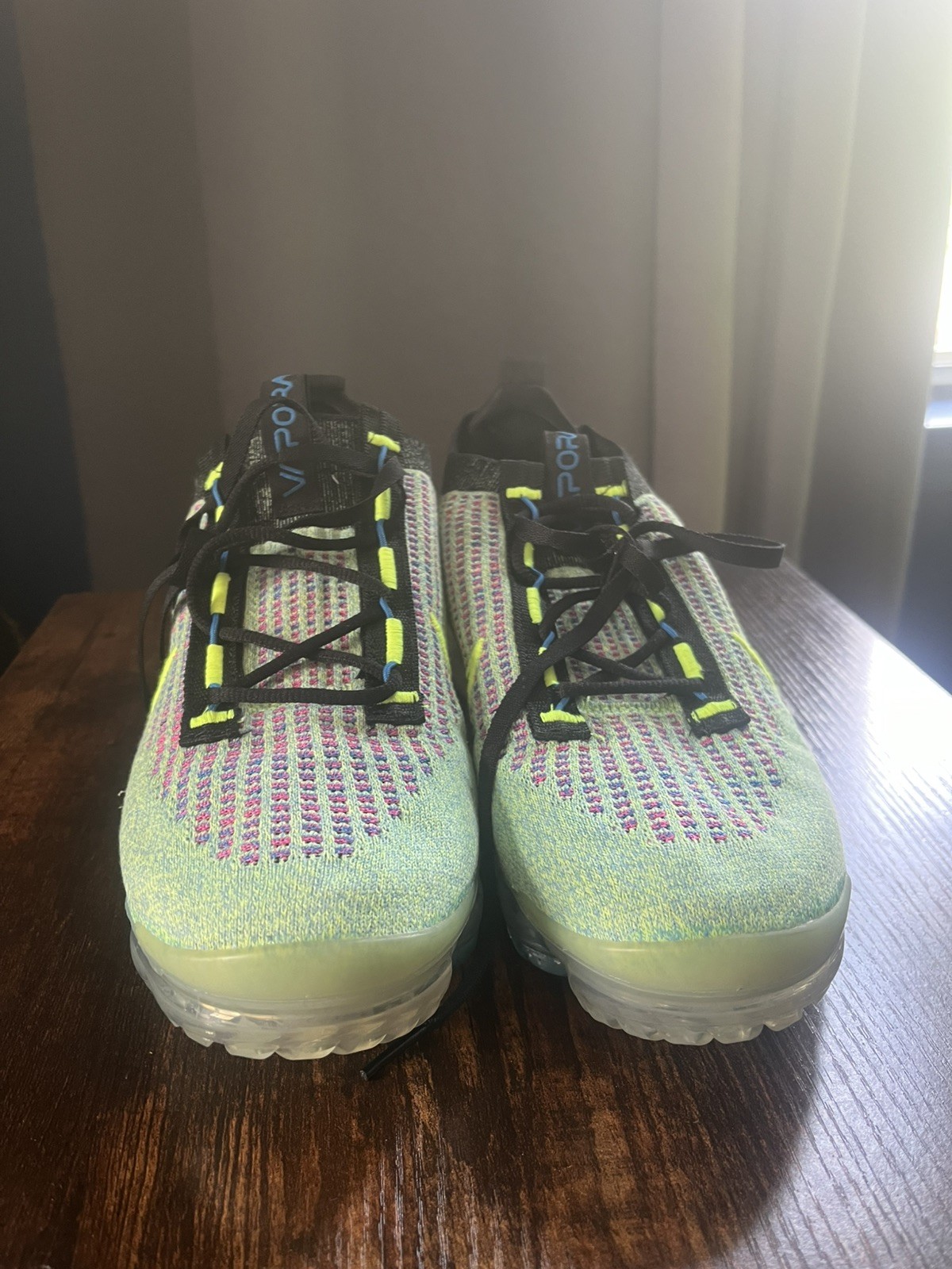 Size 10 – Nike Air VaporMax 2021 Flyknit Next Nature Volt Photo Blue