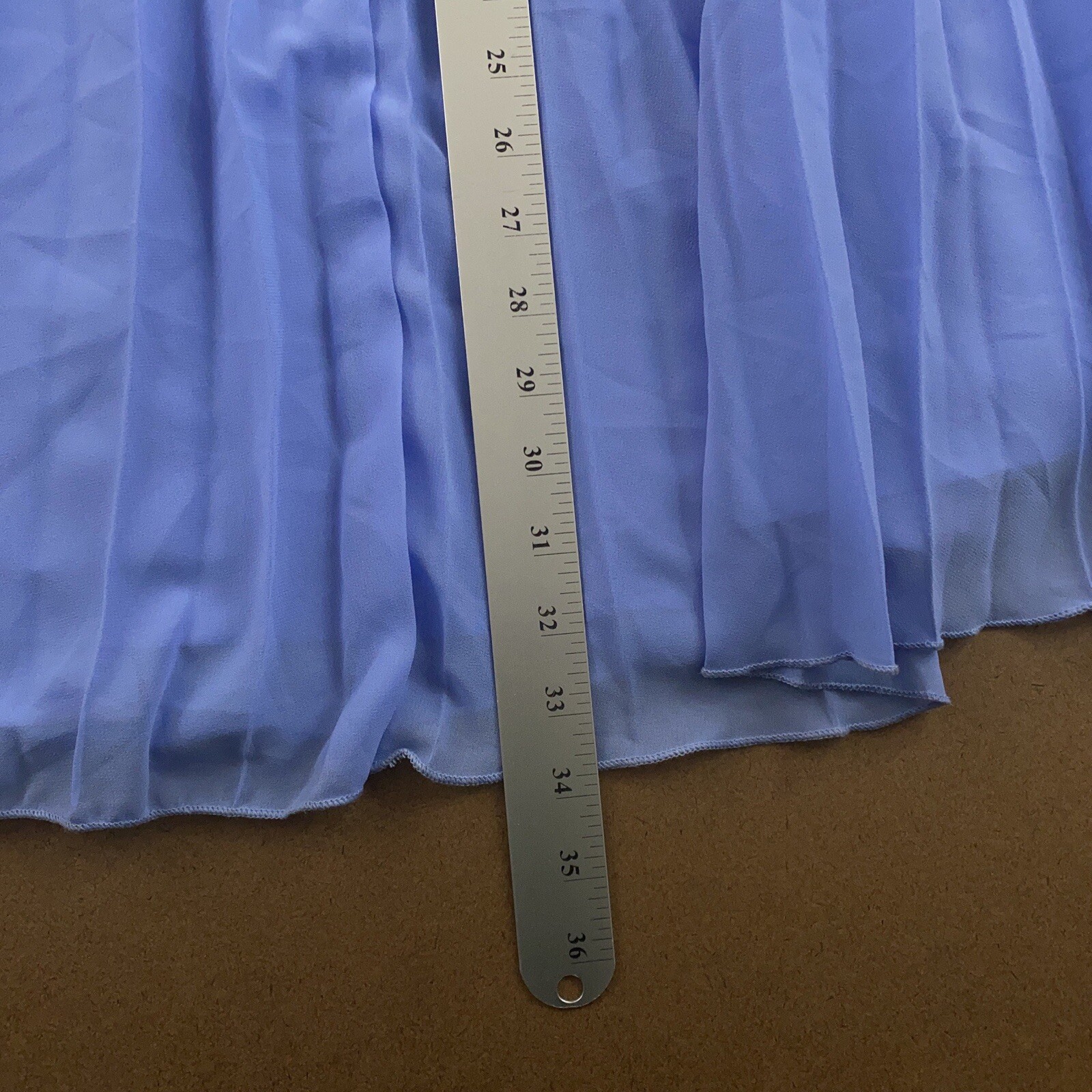 ASOS Design Womens Size 12 Light Blue Pleated Strappy Open Back Midi Dress NWT