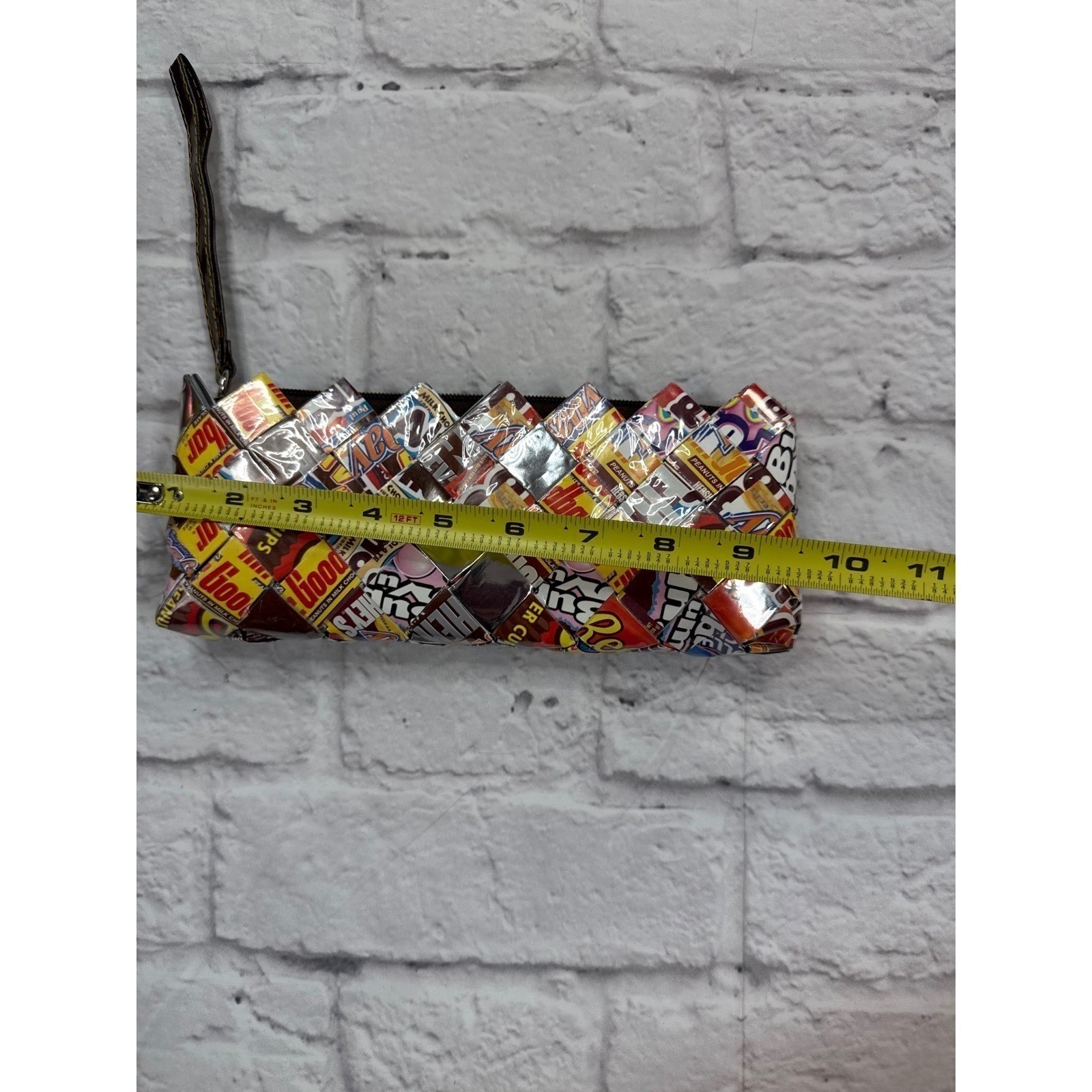 2 Nahui Ollin Recycled Wrapper Bags Set Medium Multi Excellent Woven Pop Y2K