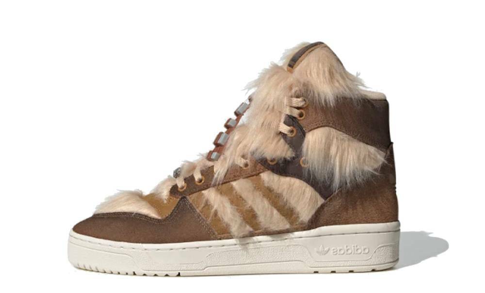 Adidas Rivalry Hi Star Wars Chewbacca Brown FX9290 Fashion Shoes
