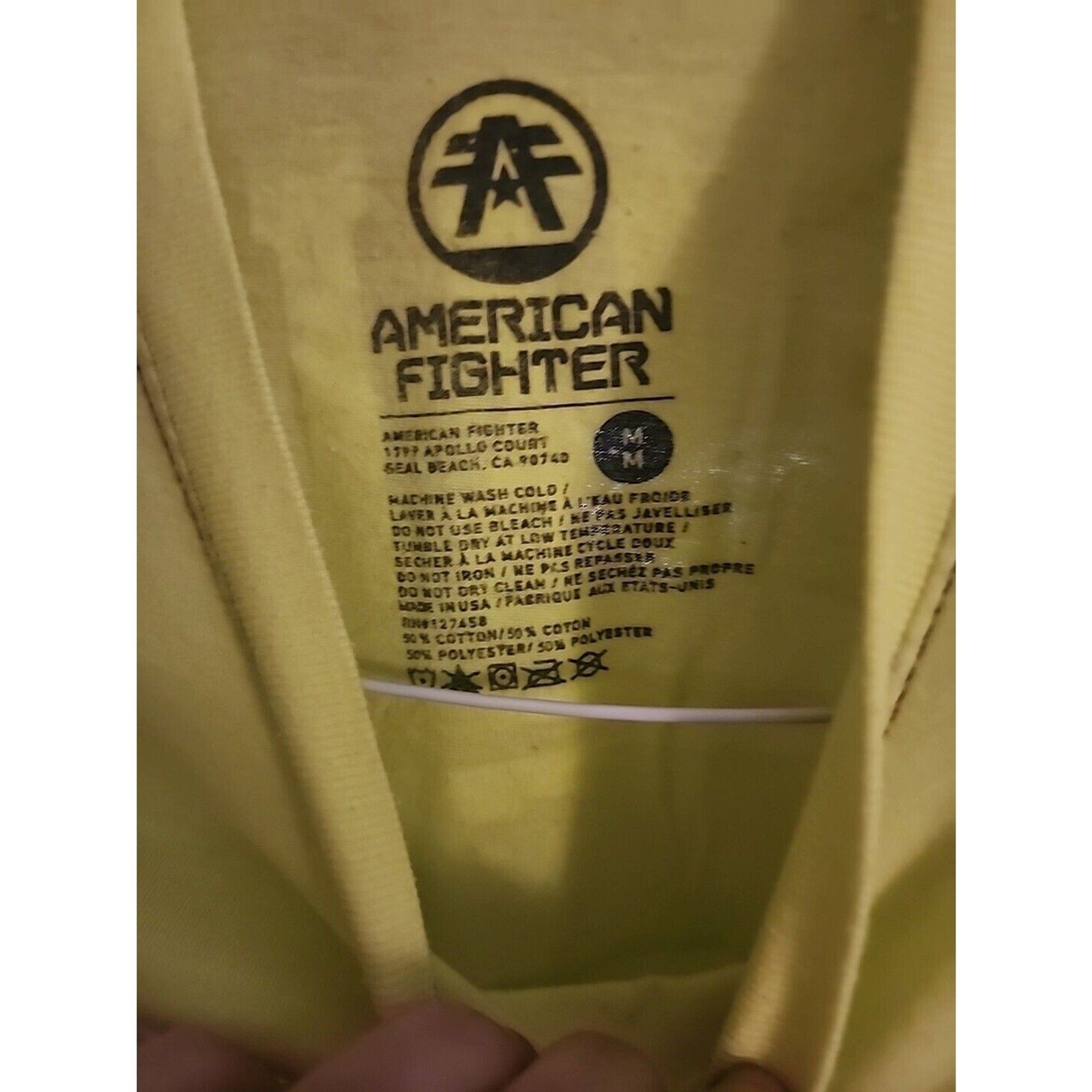 AMERICAN FIGHTER Men’s Davidson Tech Athletic Division Sz M NWT Excellent CR6