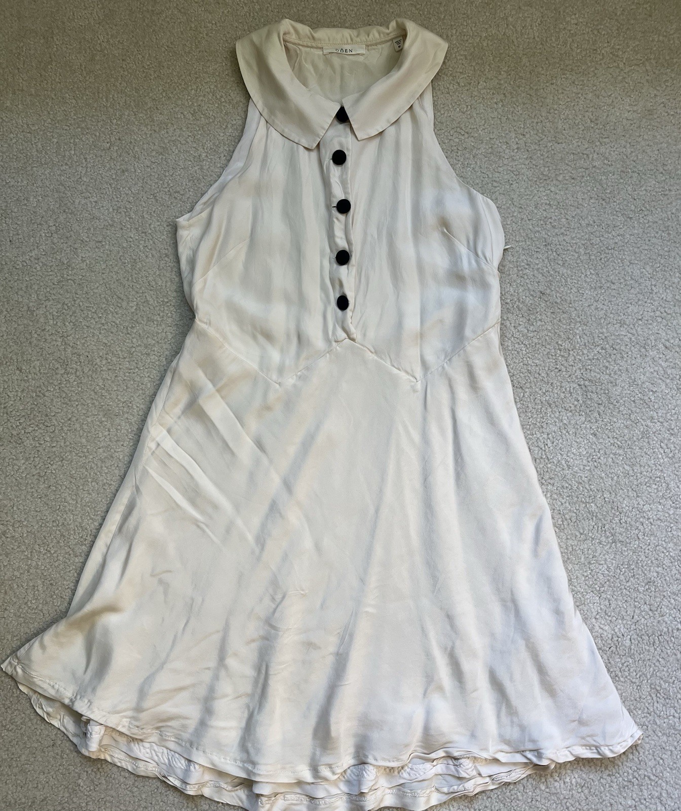 DOEN women’s dress with collar and buttons on the front, Size: M