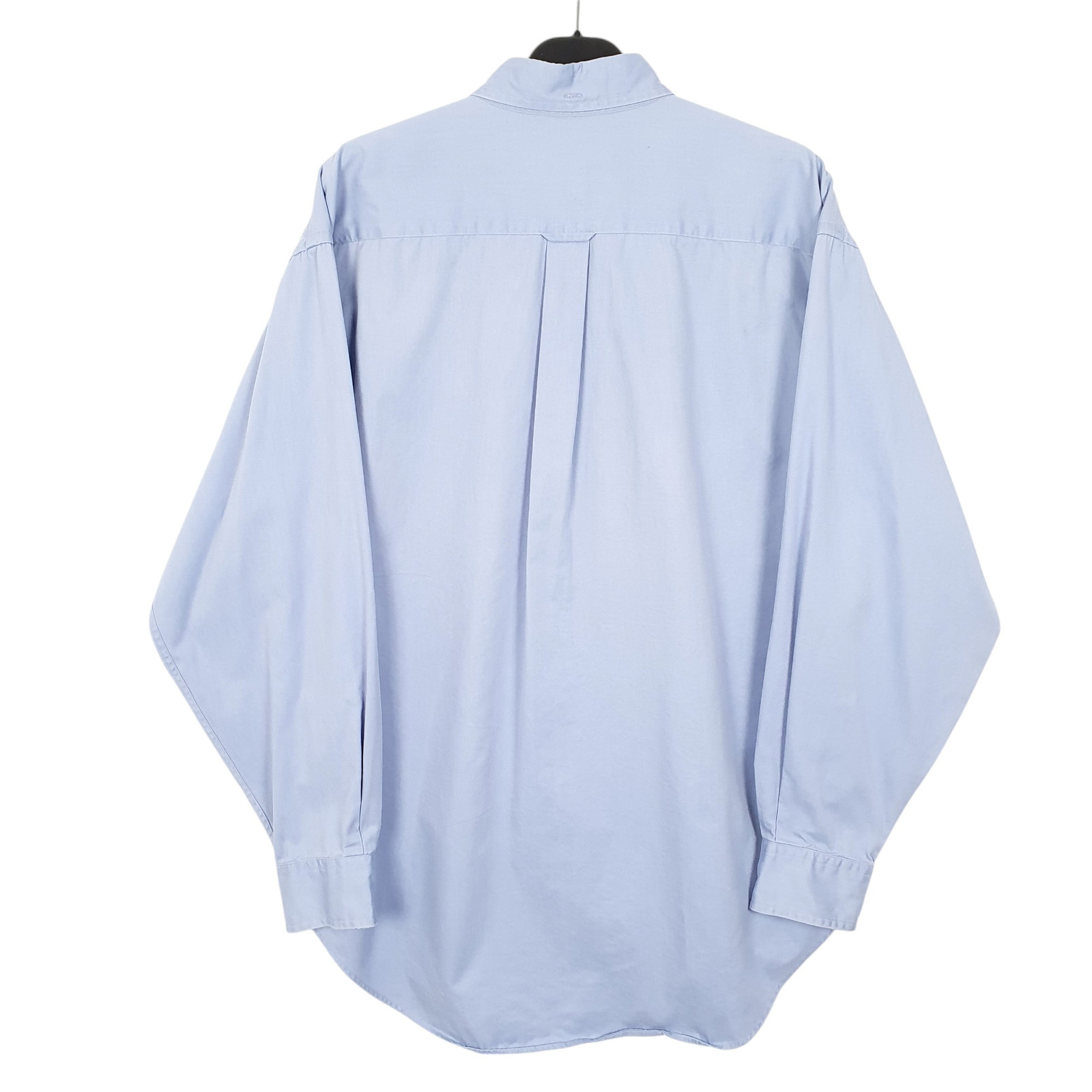 NORSPORT Blue Shirt Long Sleeve Casual Cotton Mens M