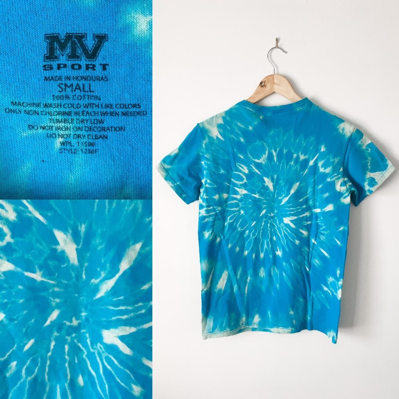 Hand-Dyed University of Nebraska Tie-Dye Adult Small T-Shirt