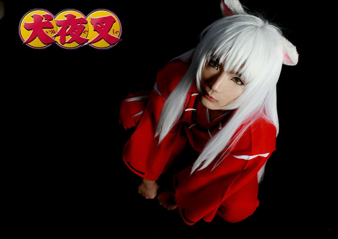 INUYASHA Half Demon Red Kimono Suit Outfit Adult Costume for Cosplay & Halloween