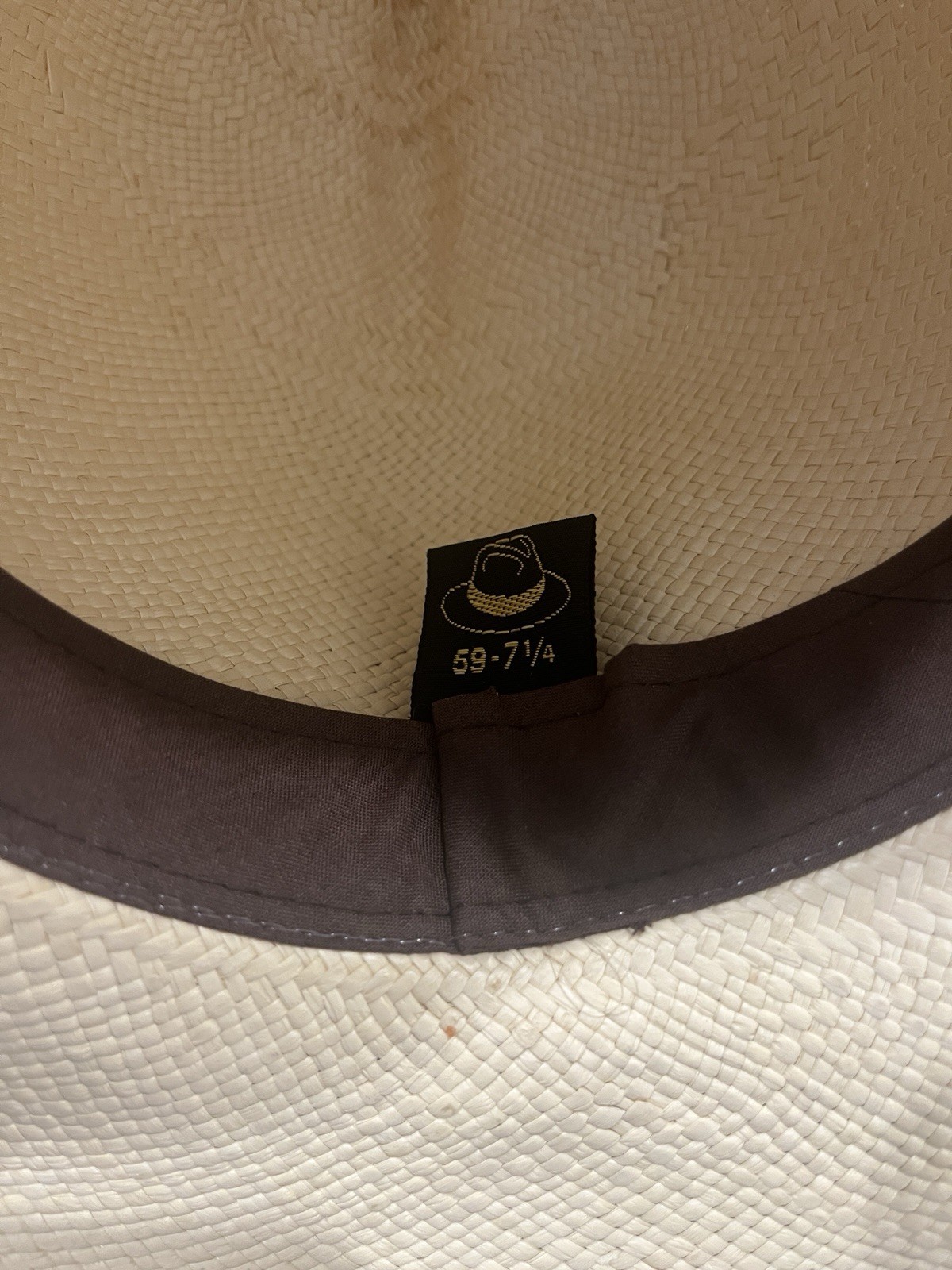 Genuine Panama Hat Montecristi Handmade Ecuador Toquilla Straw Rollable Hat 59