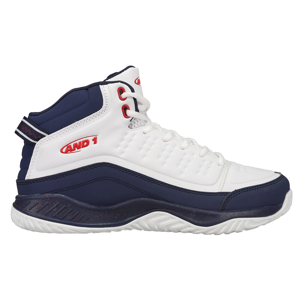 AND1 Pulse 2.0 Basketball Mens Blue, White Sneakers Athletic Shoes AD90080M-WDR