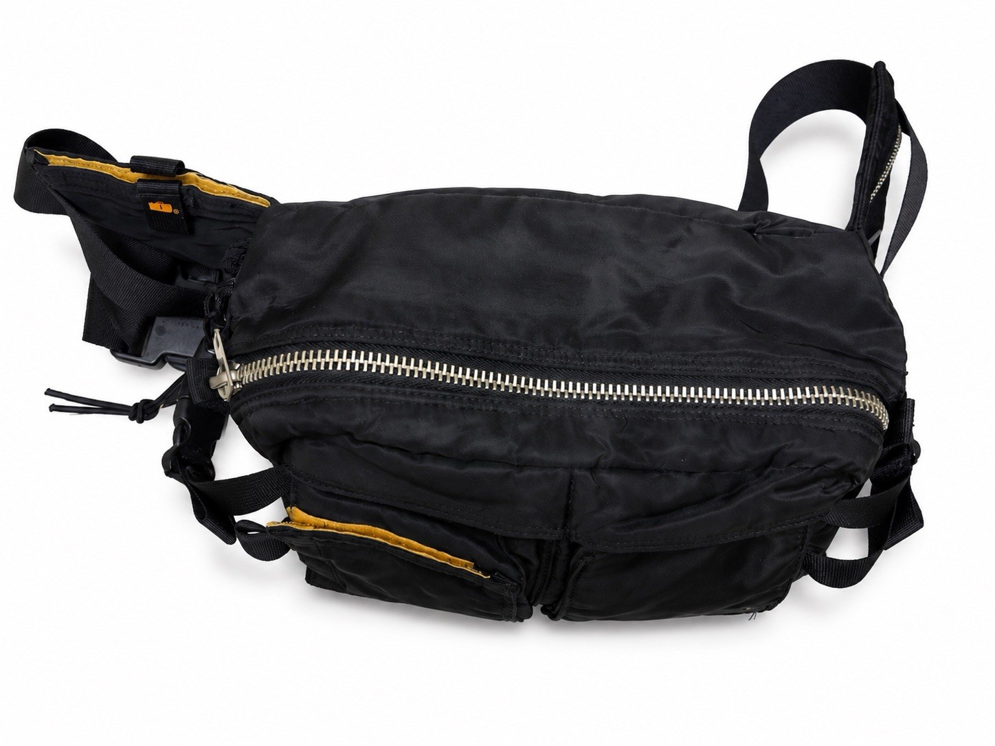 Porter Tanker Waist Bag Black W30 H20 D13cm Unisex Fashion Made In Japan