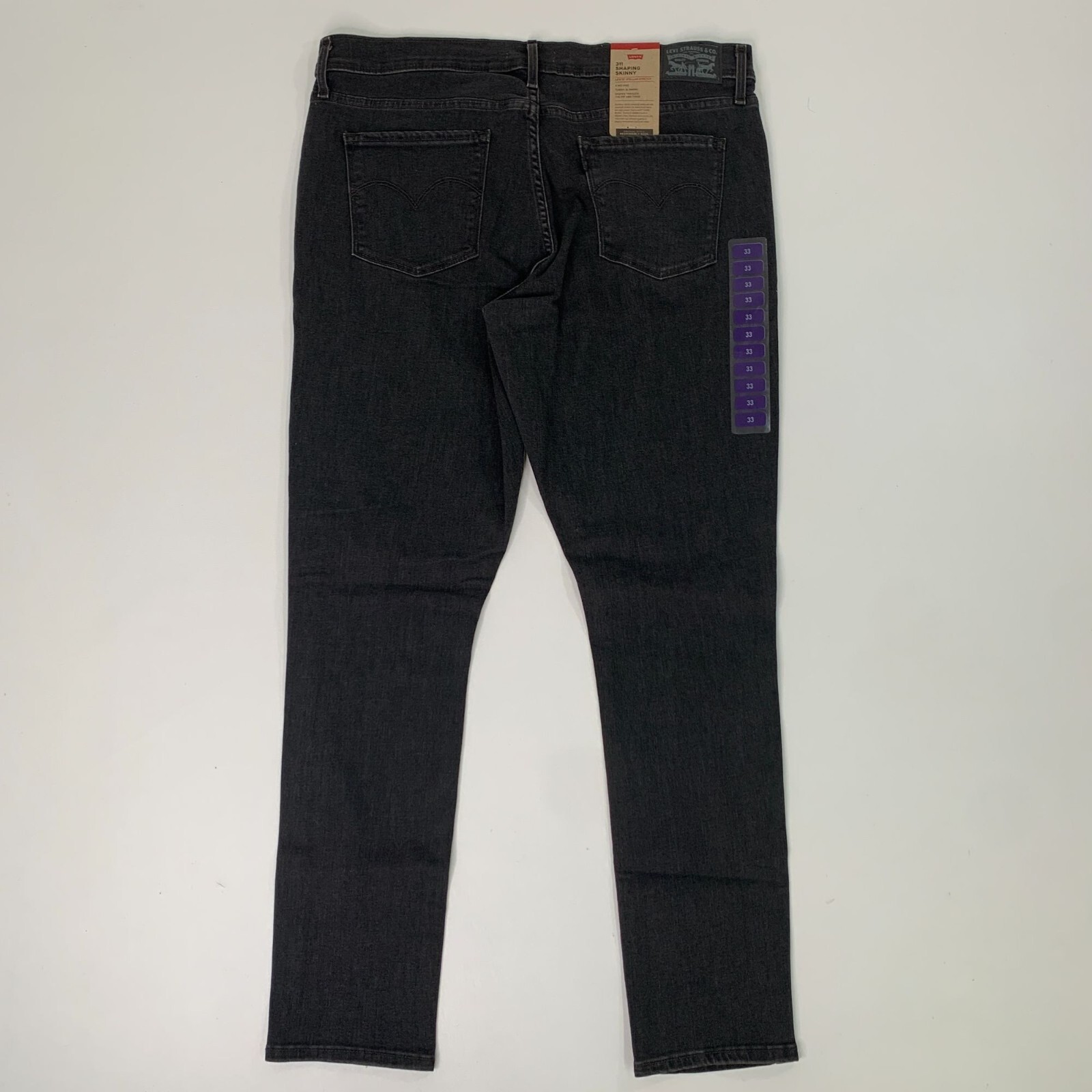 Levi’s Womens Jeans Size 16 Stretch Denim 311 Shaping Skinny Jeans Black W33 L30