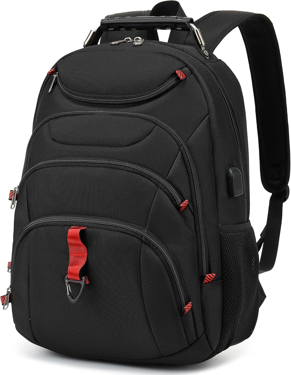 Laptop Backpack for Men, 15.6 Inch Laptop Bag with USB Port, Waterproof Travel W
