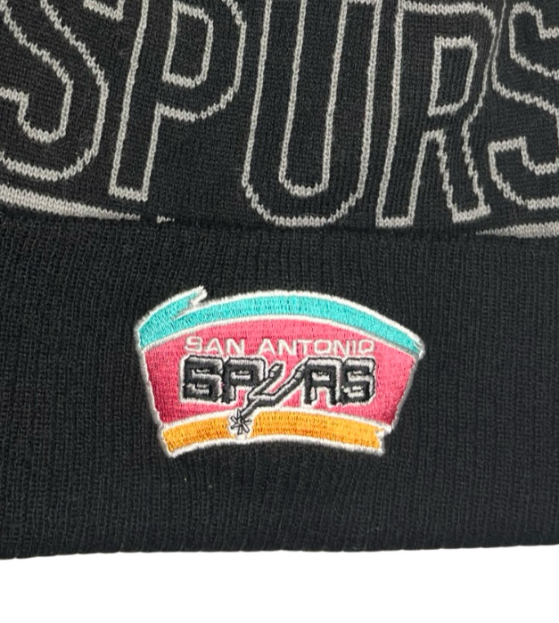 SAN ANTONIO SPURS Adidas Retro-Logo NBA BASKETBALL BEANIE Winter Fan Ski Gym Hat