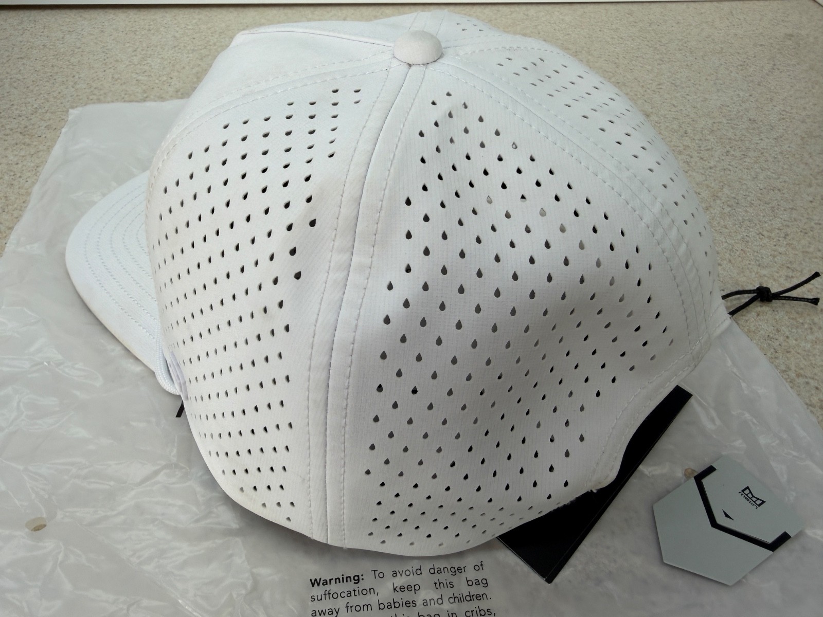 Limited Edition Melin Hydro Coronado Brick Hat WHWH – WHITE ON WHITE – XL