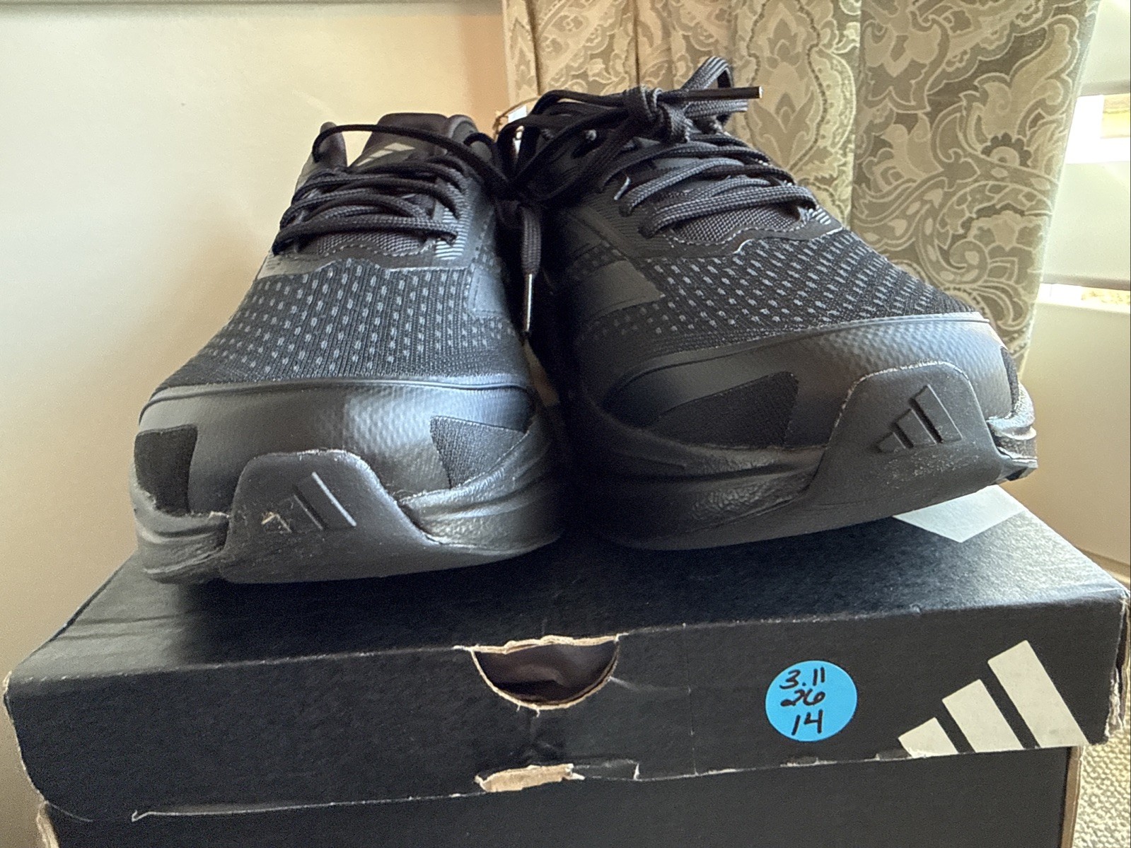 Size 11 Men’s adidas Duramo SL 2.0 Triple Black IH8217 Sneakers Shoes