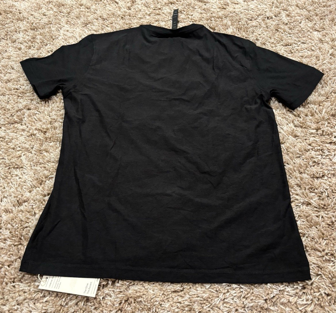 Ododos Stratum Tech Short Sleeve T Shirt Black NWT Mens Medium