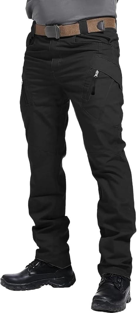 Men’s Tactical Cargo Pants Waterproof Multi Pockets Work Hiking Outdoor Stretch
