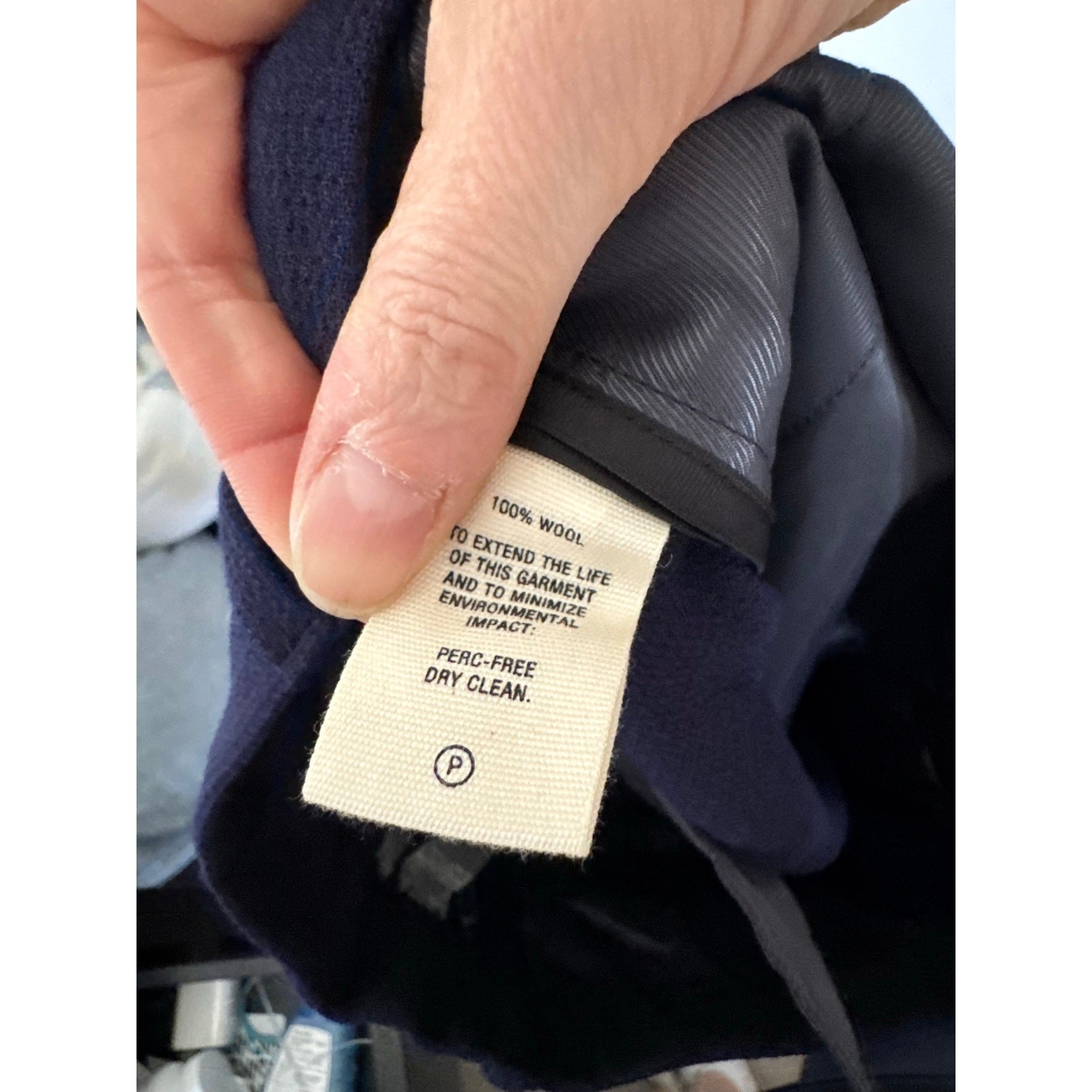 NWOT Alex Mill x Becky Malinsky Pleated FrontWool Pants in Evening Blue SZ 2