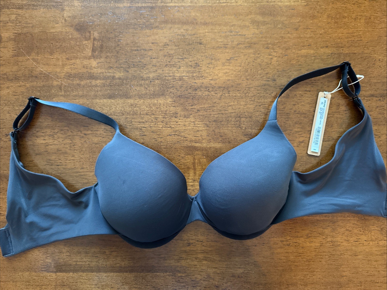 NWT Skims Smoothing Intimate Full Coverage Lightly Lined Bra, Size 34C, Onyx