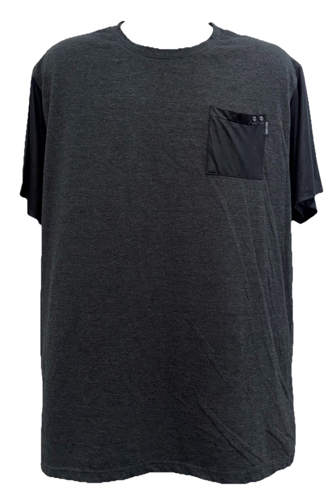 Most Official Seven Men Size 2XL Pullover Streetwear T-Shirt Faux Leather Accent