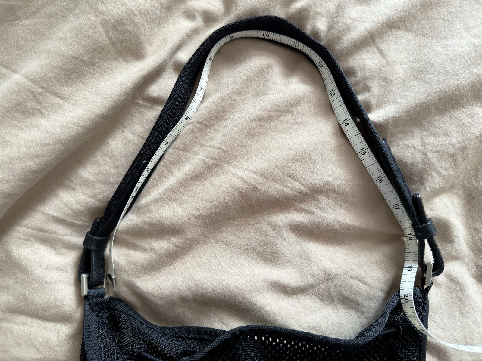 PRADA Mesh and Leather Messenger Bag – Authentic Vintage/Made in Italy