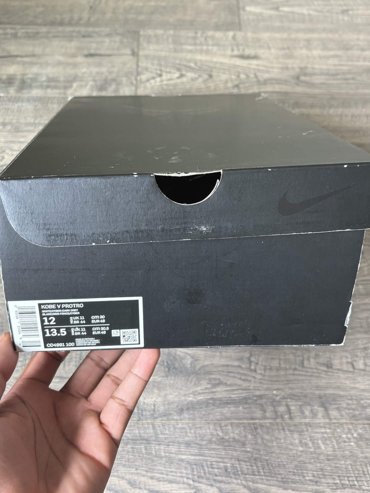 Nike Kobe 5 Protro 2020 Chaos Size 12 Authentic Rare Used Basketball Shoes