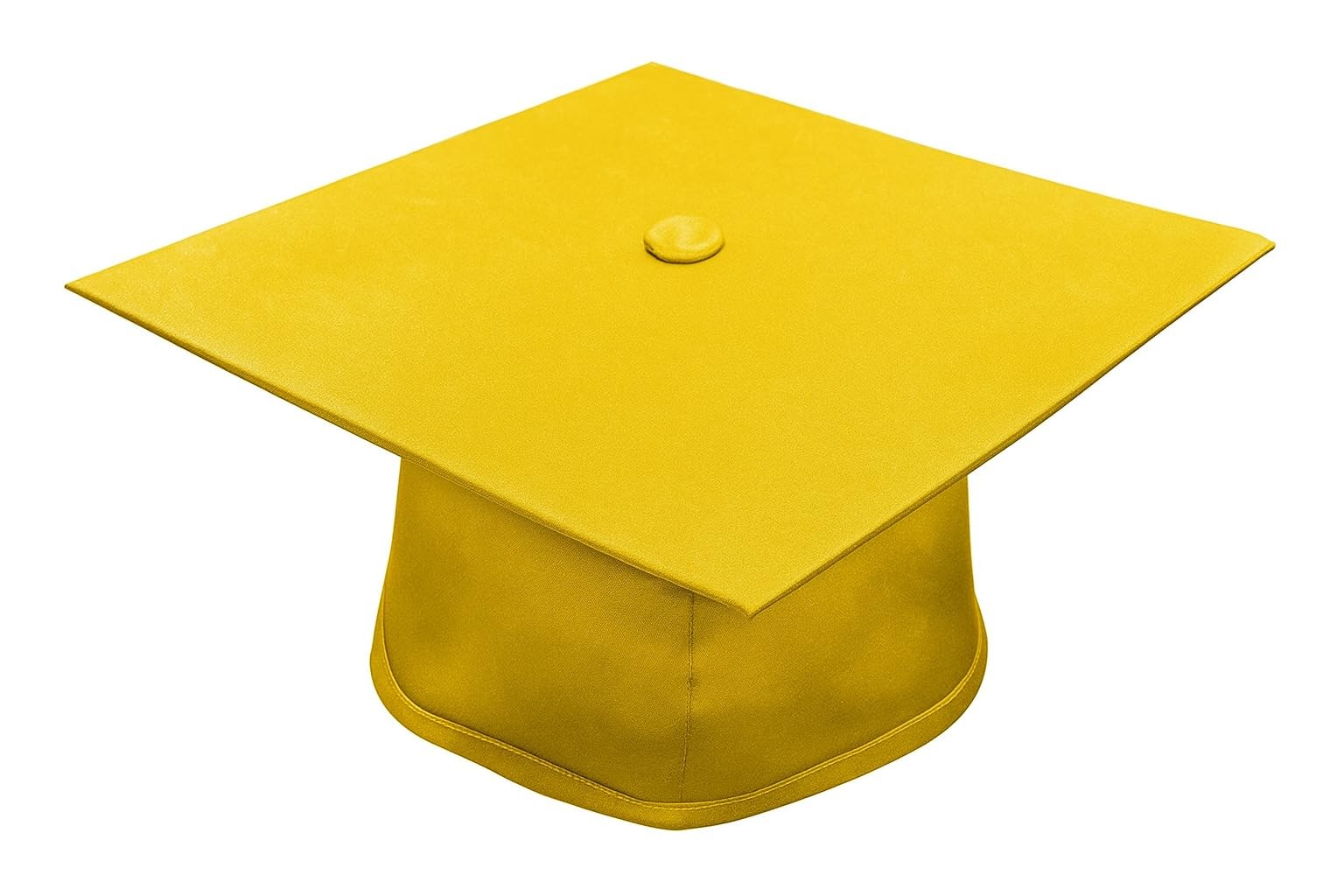 CLERKMANS Unisex Teenager Adult Graduation Cap (Gold, One Size, Matte Gold